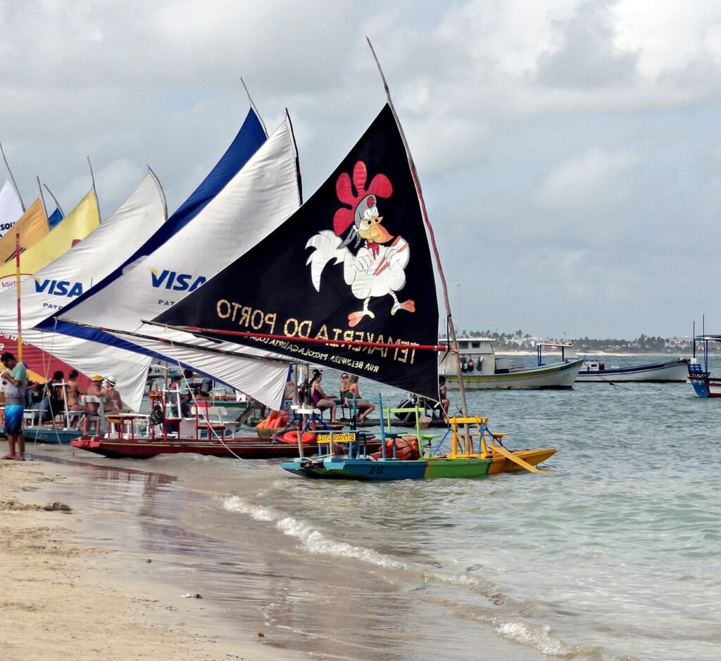 Porto de galinhas image dos jangadeiros