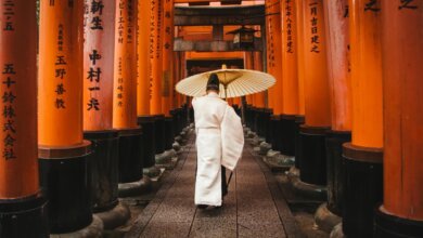 man holding an umbrella